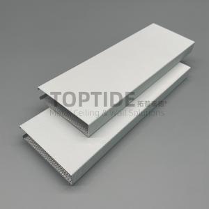 Cheap Microporous Aluminum Acoustic Ceiling Decoration Roof Metal Drop Linear Ceiling for sale