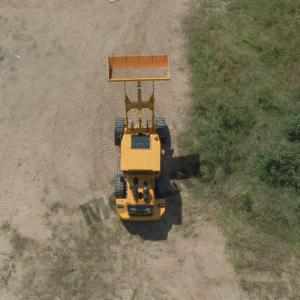 Small Compact Wheel Loaders Mechanical Joystick 28 km/h