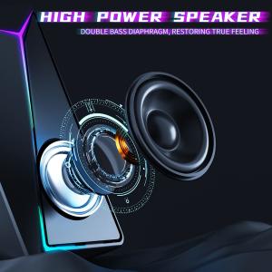 Plastic Cabinet 2.0 Desktop Multimedia Portable Speaker for PC Laptop USB Gaming