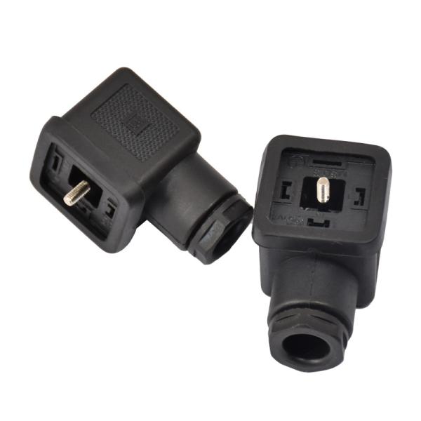 18mm Solenoid Valve Connector Types A Size Male MCX Connector For Hydraulic /