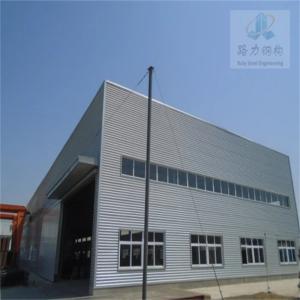 Prefab Steel Structure Warehouse with H-Section Beams and Sandwich Panels