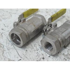 Water / Oil / Gas Full bore Floating Ball Valve As NACE Compliance , Size By 1/2