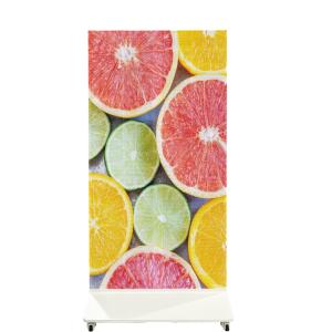 Cheap Double-sided Transparent LED Poster Screen WIFI USB control Standing Led Poster display portable led poster screen for sale