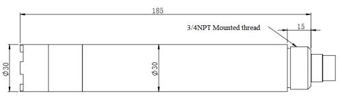 Accurate And KWS-650C Online Dissolved Oxygen Sensor With Fluorescence Method , Resolution 0.01mg/L, 0.1℃