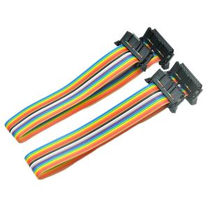 Customized IDC 16 Pin Flat Ribbon Cable With Wire Gauge AWG28# 2.54mm Pitch