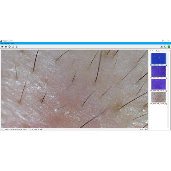 1080P UV Handheld Microscope Camera For Macbook Used Hairdresser