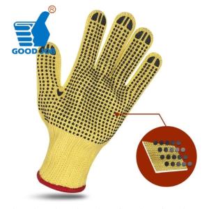 Aramid Fiber Insulated Cut 5 Resistant Gloves With PVC Dots
