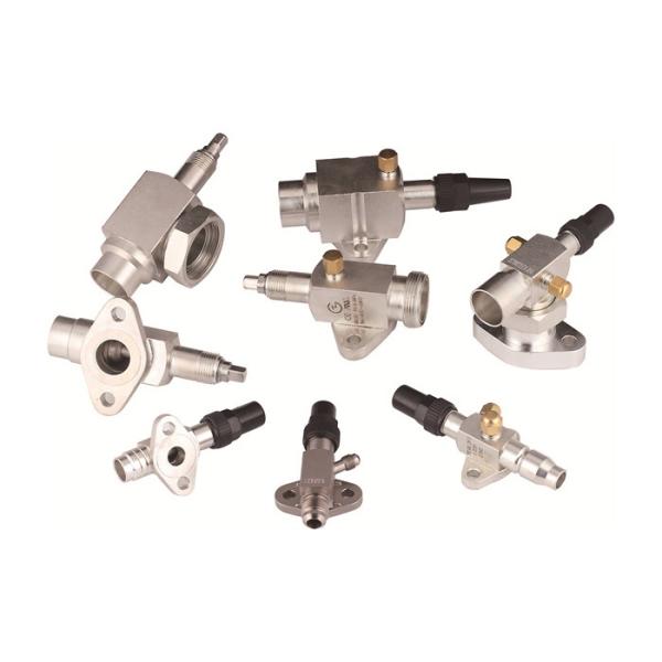 Commercial AC Unit Dual Seal Refrigeration Shut Off Valve -40℃~+140℃