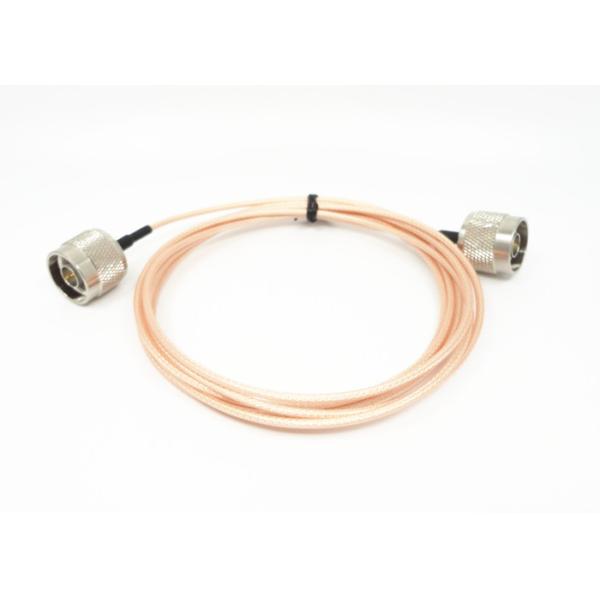 RG142 RF Cable Assemblies N Male To Male RF Coaxial Connector 50Ω Impedance