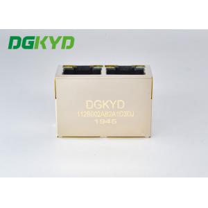 Cheap Modular Jack 100M BASE-T 1x2 2 Port RJ45 for sale