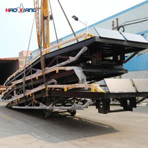 Mechanism Steel Hydraulic Dock Ramp 10000kgs Mobile Loading Dock Ramps