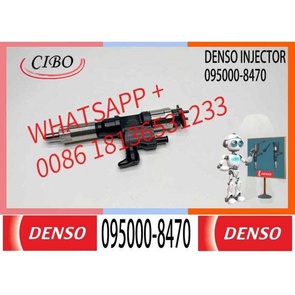Quality DENSO Common Rail Fuel Injector 095000-8470 23670-E0410 For Hino N04C Engine Dyna200 Toyota COASTER 4.0L N04C wholesale