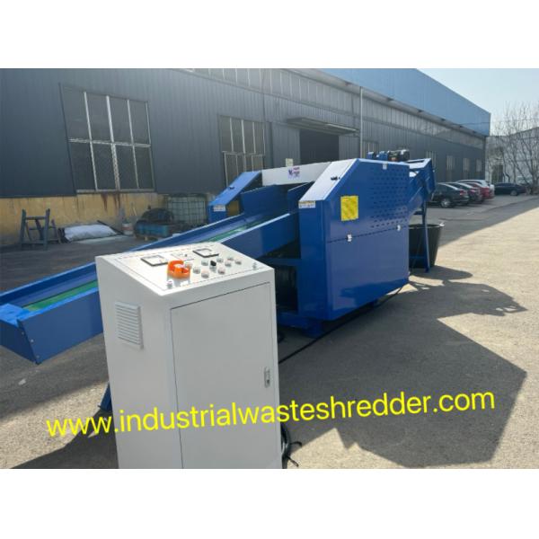 Quality Textile Carpet Scraps Crusher Machine For Vinyl Scraps Easy Feeding Synthetic Leather Scraps Shredder wholesale