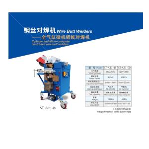 Ultra Fine Wire Butt Welder Cylinder And Mirco Computer Wire Drawing Machine