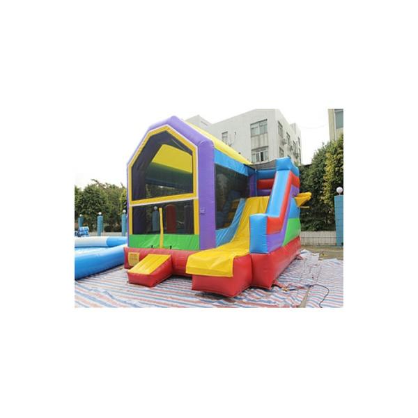 Colorful Commercial Grade Inflatable Bouncy Castle / Toddler Bounce House