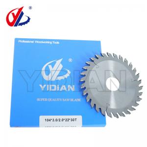 China 104x3.0 - 2.0x22x30T Saw Spare Parts End Cutting TCT Circular Saw Blade For Edgebander on sale