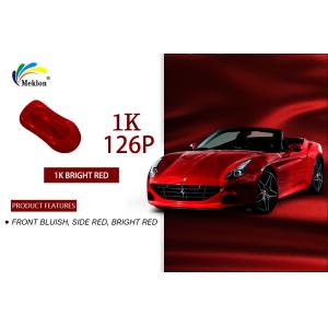 Cheap Acid Resistant Car Paint Basecoat Solid Red Color Anti Oxidation for sale