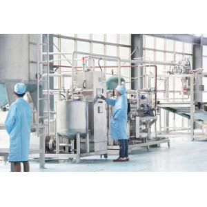 Apricot Plum Peach Processing Plant / Juice Processing Equipment Water Saving