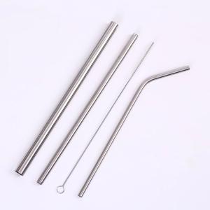 304 / 316 stainless steel straw curved straw multifunctional mixing straws