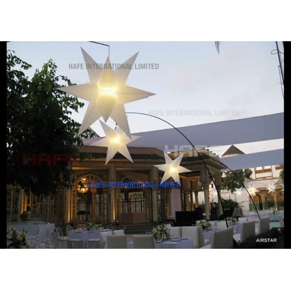 HAFE Colorful Changing Led Inflatable Led Star , Decoration Hanging Star 100W
