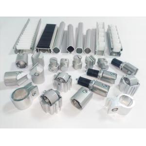 Flat Silvery Structural Aluminum Tubing 6063-T5 Casting For Workbench / Cart