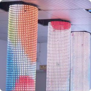 Curtain Wall T20 P80-2 LED Mesh Screen Intelligent Control Skylight Lighting