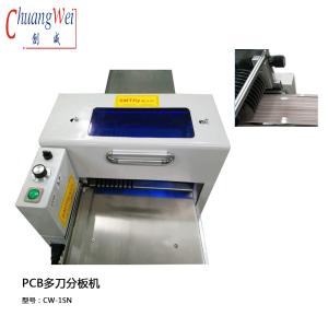 High Speed Steel PCB Depanelizer Multi Splitter Automatic With Circular Blades