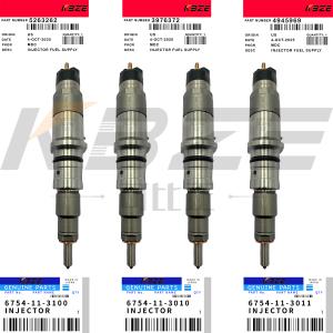 China KBZE 6754-11-3100 6754-11-3010 KOMATSU S4D107 S6D107 NOZZLE FUEL INJECTOR ASSY FOR CUMMINS QSB4.5 QSB5.9 QSB6.7 ENGINE 5263262 3976372 4945969 on sale