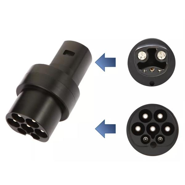 Quality New tesla Us to Type 2 Adapter Europe Can Use Plug tesla Type2 Charger Adapter for tesla wholesale