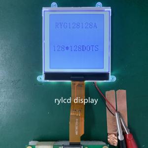Cheap Small FSTN 128x128 Dot Graphic COG LCD Module With LED Backlight for sale