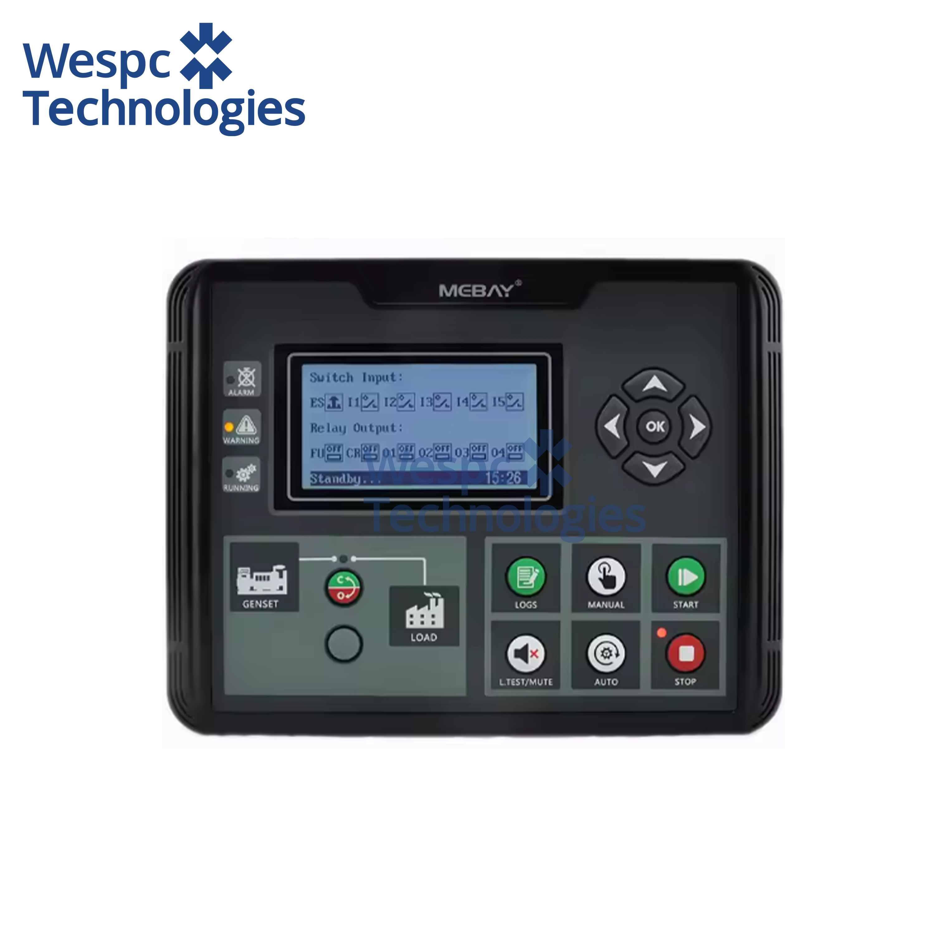 WESPC Original DC50C Genset Controller Protocol Industrial Engine ECU