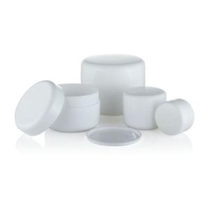 PP Empty White Cosmetic Face Body Lotion Jar for Personal Care 20ml 50ml 100ml