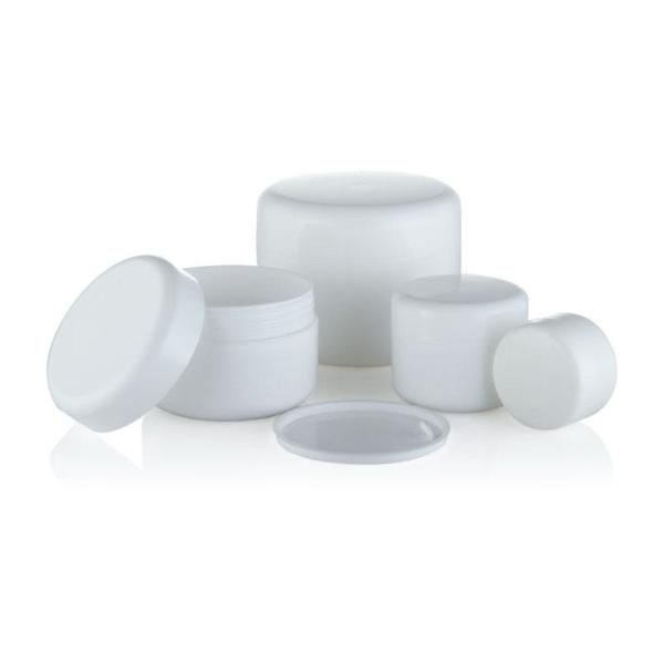 PP Empty White Cosmetic Face Body Lotion Jar for Personal Care 20ml 50ml 100ml