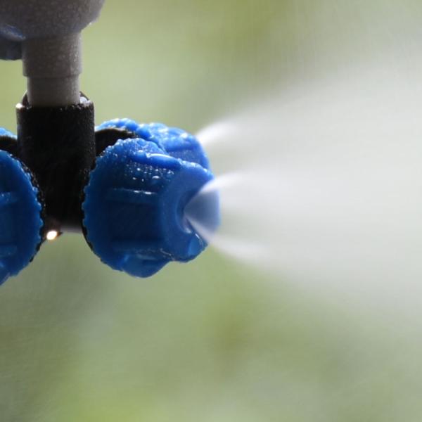 Greenhouse Cross Hanging Sprinkler Micro Fog Nozzle Misting Mist Water Sprayer Kits