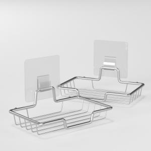 China WGO 304 Stainless Steel Soap Holder ISO 9001 5kg Bearing Self Adhesive Type on sale