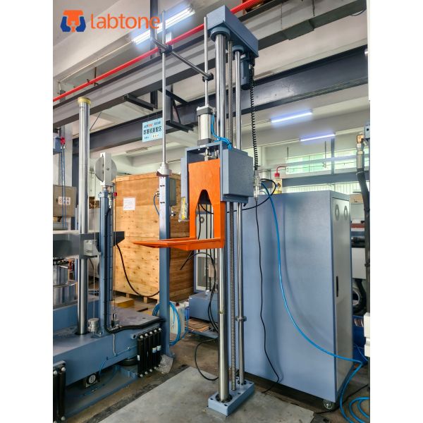 Lab Drop Tester with Motor Control and Hydraulic Cushioning for Complete