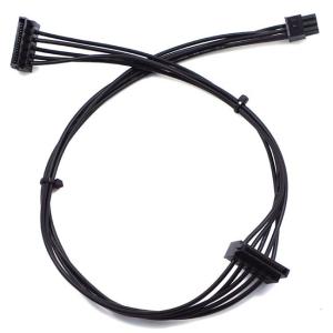 Hard Drive Power Extension Cable Computer OD2.1mm 6P 45cm