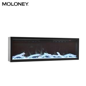 China 60inch 1500mm Removable Glass Electric Fireplace Linear Flush Mount In Wall on sale