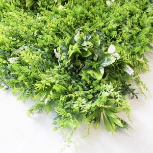 Living Green Wall Artificial Grass Panels PE 4*25 For Home Decoration