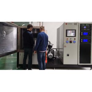 Automotive Wheel PVD Hard Chrome Vacuum Metalizing Machine , DC Magnetron