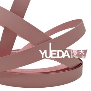Warm Romantic Soft Pink Edge Binding Tape PVC/ABS Edge Strips Heat Resistant