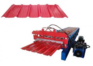 China Metal Roofing Galvanized Aluminum Corrugated Steel Sheet metal roll forming machine on sale