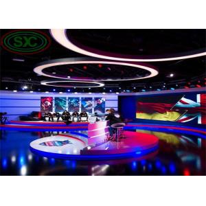 P2.976 HD Indoor Flexible Screen With Arc Locks For Theatre / Television Station