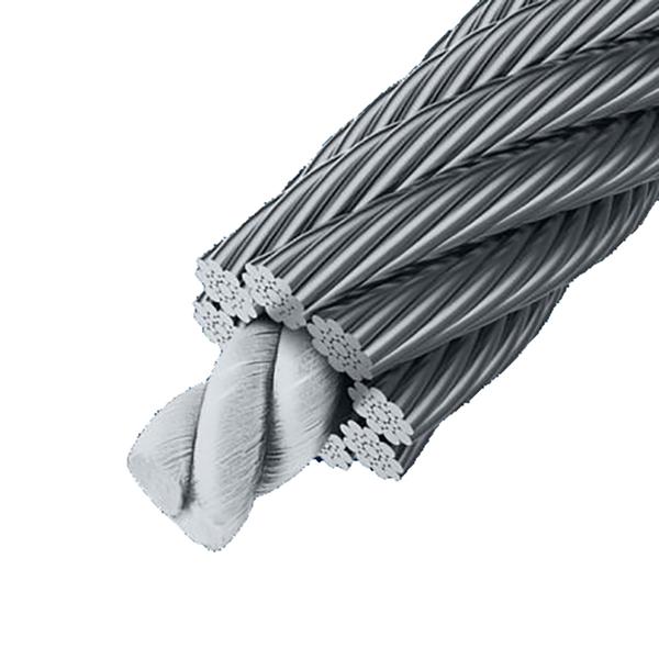 Quality 6x19S IWR Galvanized Stainless Steel Wire Rope for Drilling Hoisting Tolerance ±1% wholesale