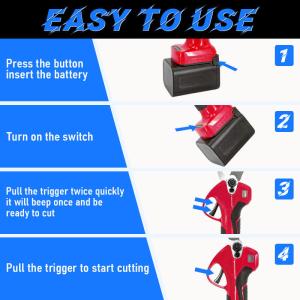 21V Pruning Shears Lithium Battery Telescopic Electric Pole Pruner