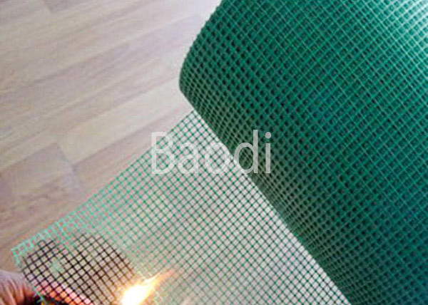 High Strength Green Fly Screen Mesh Roll Flame Resistant With 500 - 3000 Mm