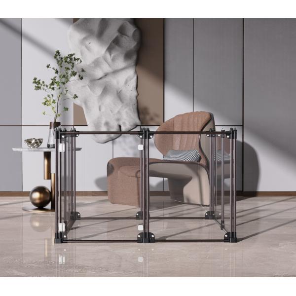Quality Removable Foldable Clear Puppy Metal Fencing For Pets Playing wholesale
