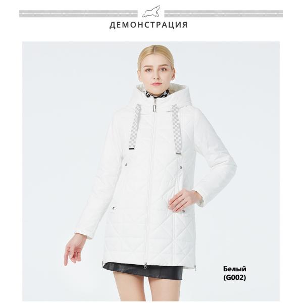 Quality Comfortable and Durable Woman Demiseason Coat with Symmetrical Pockets and Button，straight  Trim wholesale