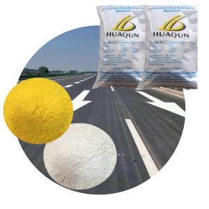 China Reflective Yellow / White / Custom Color Road Marking Paint In Powder Form on sale