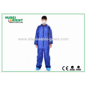 Sanitary Non Irritating 22gsm Disposable SMS Coverall